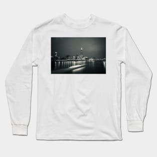 London Bridge Tower and Thames panorama Long Sleeve T-Shirt